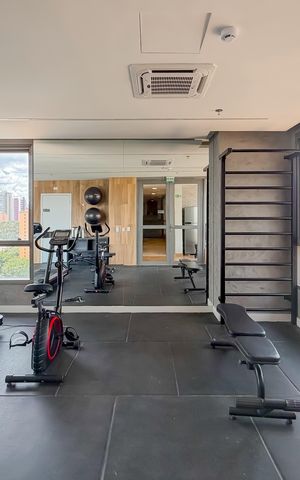 Studio à venda com 28m², 1 quarto e sem vagaAcademia