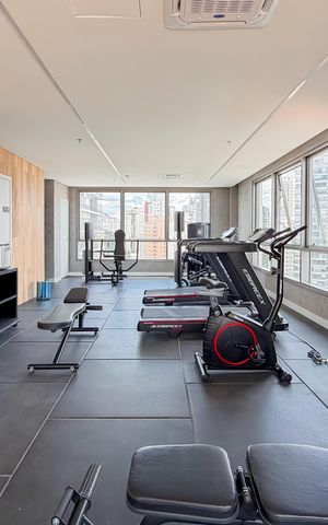 Studio à venda com 28m², 1 quarto e sem vagaAcademia