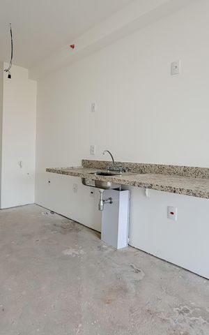Studio à venda com 28m², 1 quarto e sem vagaCozinha e Área de Serviço