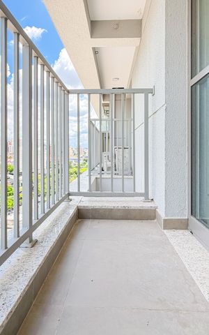Studio à venda com 28m², 1 quarto e sem vagaVaranda