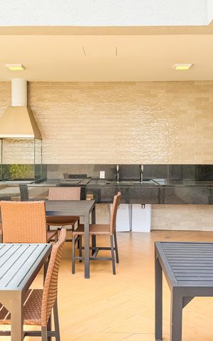 Studio à venda com 28m², 1 quarto e sem vagaChurrasqueira - Rooftop