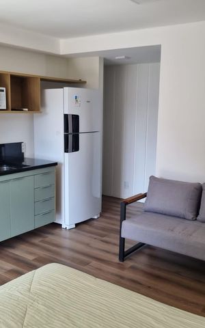 Apartamento à venda com 34m², 1 quarto e sem vaga