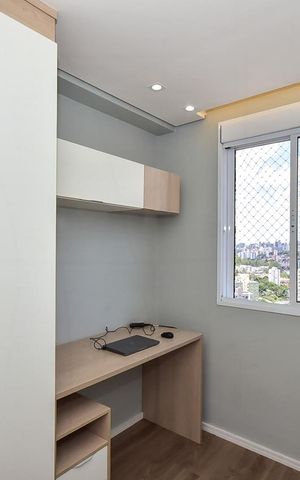 Apartamento à venda com 43m², 2 quartos e 1 vagaQuarto 2