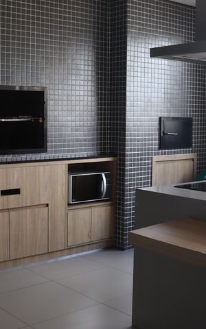 Studio à venda com 48m², 1 quarto e 1 vagaSalão de Festas