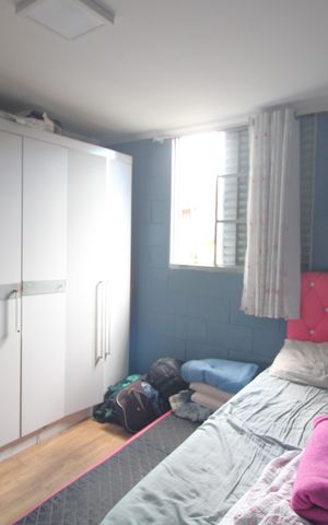 Apartamento à venda com 44m², 2 quartos e 1 vagaQuarto 2
