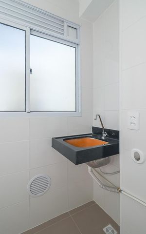 Apartamento à venda com 45m², 2 quartos e 1 vagaCozinha e Área de Serviço