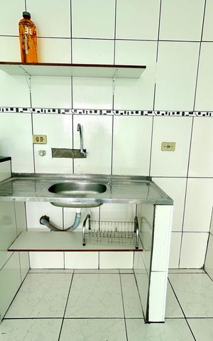 Studio à venda com 28m², 1 quarto e sem vagaCozinha 