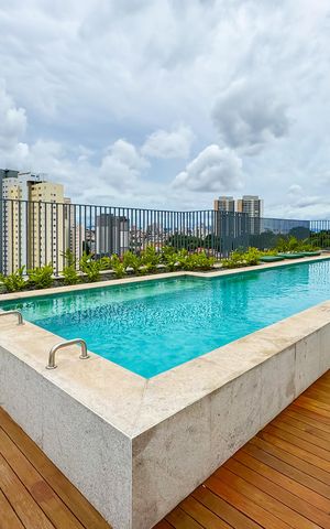 Studio à venda com 27m², 1 quarto e sem vaga Studio à venda com 27m², 1 quarto e sem vagaPiscina
