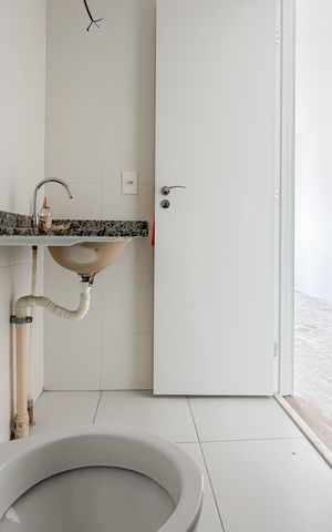 Studio à venda com 27m², 1 quarto e sem vaga Studio à venda com 27m², 1 quarto e sem vagaBanheiro