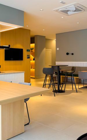 Studio à venda com 27m², 1 quarto e sem vaga Studio à venda com 27m², 1 quarto e sem vagaSalão de Festas