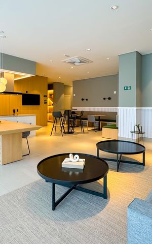 Studio à venda com 27m², 1 quarto e sem vaga Studio à venda com 27m², 1 quarto e sem vagaSalão de Festas