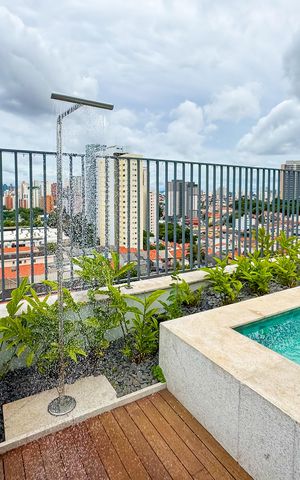 Studio à venda com 27m², 1 quarto e sem vaga Studio à venda com 27m², 1 quarto e sem vagaPiscina