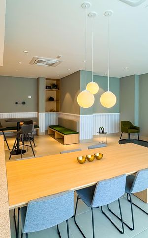Studio à venda com 27m², 1 quarto e sem vaga Studio à venda com 27m², 1 quarto e sem vagaSalão de Festas