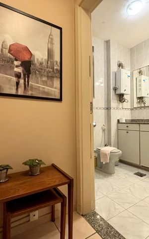 Apartamento para alugar com 80m², 1 quarto e sem vaga Apartamento para alugar com 80m², 1 quarto e sem vagaBanheiro social