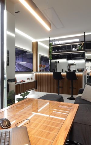 Apartamento à venda com 39m², 1 quarto e 2 vagasVaranda da Sala