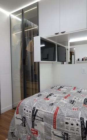 Apartamento à venda com 39m², 1 quarto e 2 vagasSuíte
