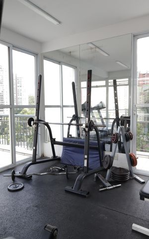 Apartamento à venda com 39m², 1 quarto e 2 vagasÁrea comum - Academia