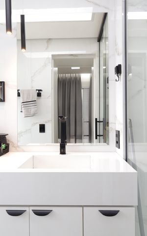 Apartamento à venda com 39m², 1 quarto e 2 vagasBanheiro da Suíte