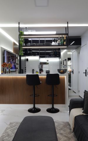 Apartamento à venda com 39m², 1 quarto e 2 vagasSala