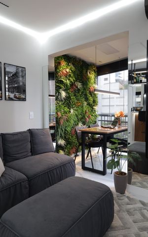 Apartamento à venda com 39m², 1 quarto e 2 vagasSala