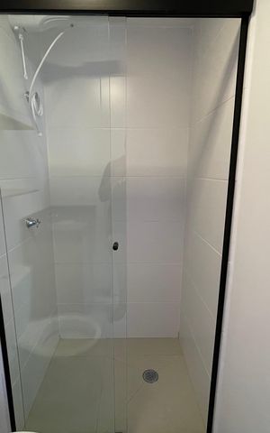 Apartamento à venda com 24m², 1 quarto e sem vaga Apartamento à venda com 24m², 1 quarto e sem vagaBanheiro da Suíte