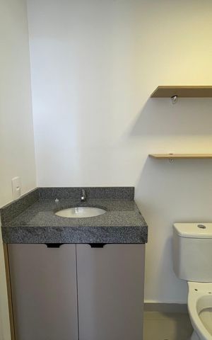 Apartamento à venda com 24m², 1 quarto e sem vaga Apartamento à venda com 24m², 1 quarto e sem vagaBanheiro da Suíte
