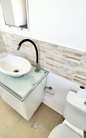 Casa para alugar com 25m², 1 quarto e sem vaga Casa para alugar com 25m², 1 quarto e sem vagaBanheiro