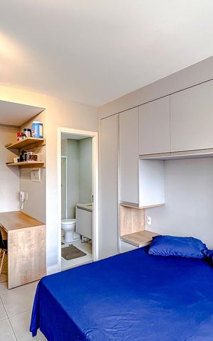 Studio para alugar com 25m², 1 quarto e sem vagaStudio
