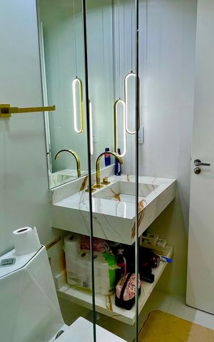 Apartamento à venda com 70m², 2 quartos e 1 vaga Apartamento à venda com 70m², 2 quartos e 1 vagaBanheiro 1