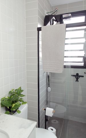 Apartamento à venda com 138m², 3 quartos e 2 vagasBanheiro da Suíte