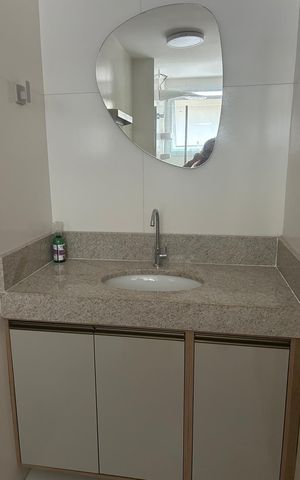 Apartamento para alugar com 24m², 1 quarto e 1 vaga Apartamento para alugar com 24m², 1 quarto e 1 vagaBanheiro