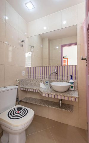 Apartamento à venda com 72m², 2 quartos e 1 vagaBanheiro de serviço