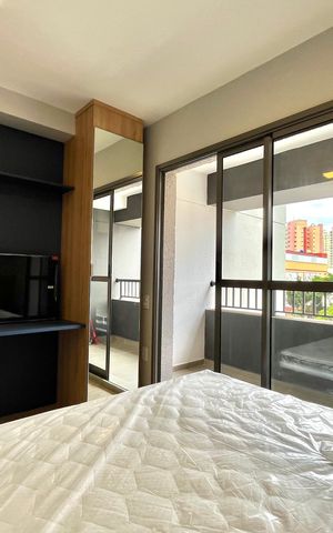 Studio à venda com 25m², 1 quarto e sem vaga Studio à venda com 25m², 1 quarto e sem vagaSala/Quarto