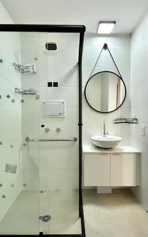 Studio à venda com 25m², 1 quarto e sem vaga Studio à venda com 25m², 1 quarto e sem vagaBanheiro