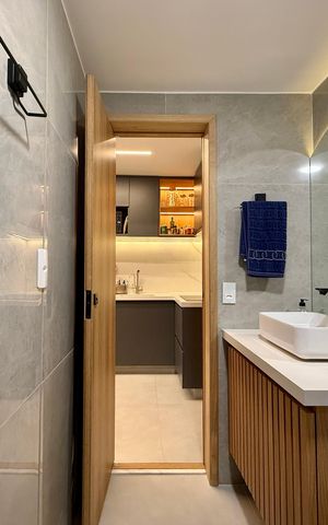 Apartamento à venda com 41m², 1 quarto e sem vagaBanheiro 