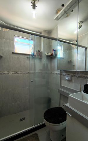 Apartamento à venda com 61m², 2 quartos e 1 vagaBanheiro Social