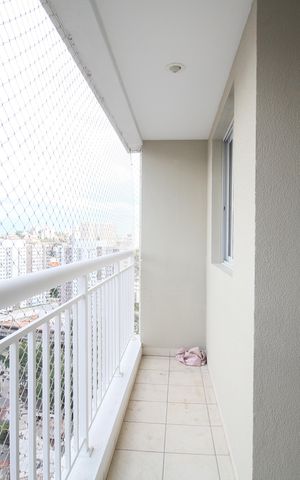 Apartamento à venda com 59m², 2 quartos e 1 vagaVaranda