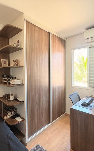 Casa de condomínio à venda com 110m², 3 quartos e 2 vagasQuarto 2