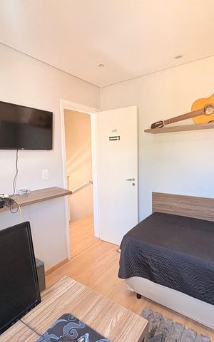 Casa de condomínio à venda com 110m², 3 quartos e 2 vagasQuarto 2
