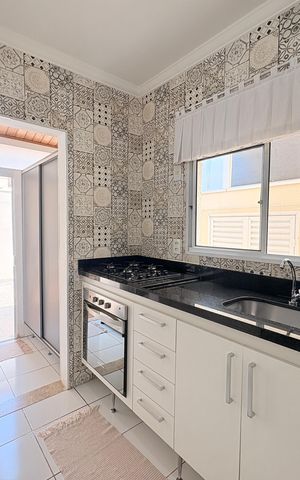 Casa de condomínio à venda com 110m², 3 quartos e 2 vagasCozinha