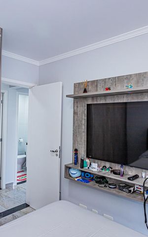 Apartamento à venda com 100m², 4 quartos e 2 vagas Apartamento à venda com 100m², 4 quartos e 2 vagasQuarto 2