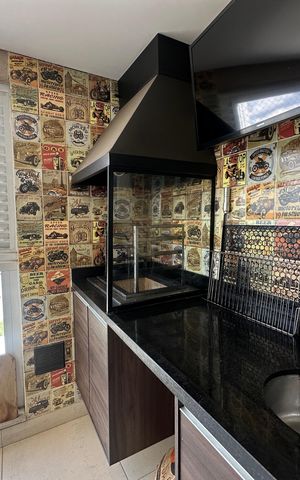 Apartamento à venda com 80m², 2 quartos e 2 vagas Apartamento à venda com 80m², 2 quartos e 2 vagasVaranda gourmet