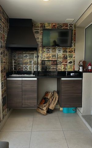 Apartamento à venda com 80m², 2 quartos e 2 vagas Apartamento à venda com 80m², 2 quartos e 2 vagasVaranda gourmet