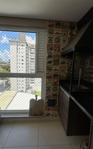 Apartamento à venda com 80m², 2 quartos e 2 vagas Apartamento à venda com 80m², 2 quartos e 2 vagasVaranda gourmet