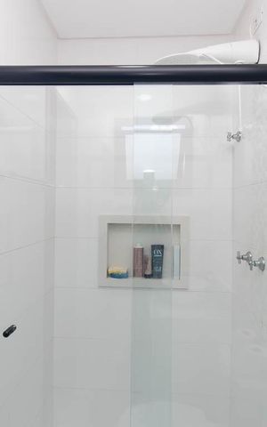 Casa de condomínio à venda com 55m², 2 quartos e 2 vagas Casa de condomínio à venda com 55m², 2 quartos e 2 vagasBanheiro da Suíte 2