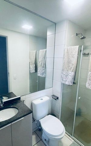 Apartamento à venda com 45m², 2 quartos e 1 vaga Apartamento à venda com 45m², 2 quartos e 1 vagaBanheiro