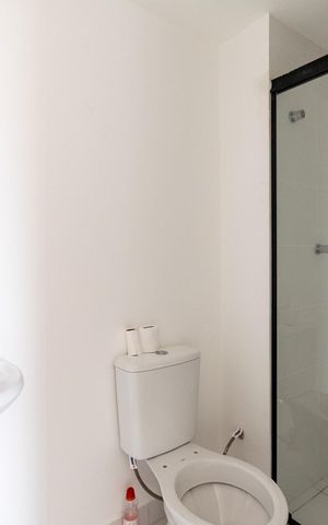 Apartamento para alugar com 27m², 1 quarto e sem vaga Apartamento para alugar com 27m², 1 quarto e sem vagaBanheiro