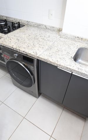 Apartamento para alugar com 55m², 2 quartos e 1 vagaCozinha e Área de Serviço