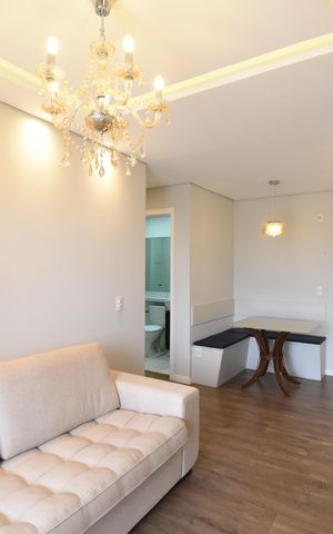 Apartamento para alugar com 55m², 2 quartos e 1 vagaSala