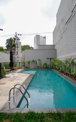 Studio à venda com 25m², 1 quarto e sem vaga Studio à venda com 25m², 1 quarto e sem vagaÁrea Comum - Piscina